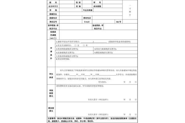 留学申请函,学生留学申请示范汉语