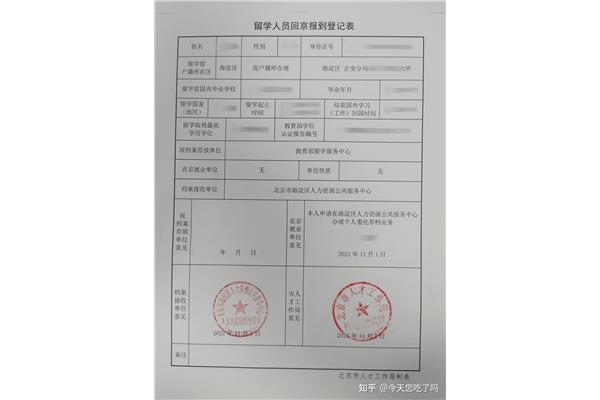 留学人员落户北京后,关于留学人员的档案保管问题