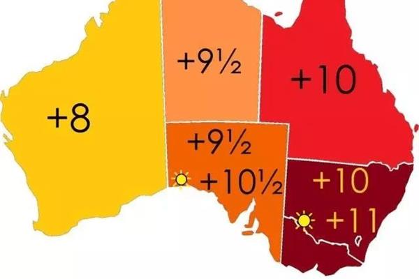 英国和澳大利亚时差,新西兰和澳大利亚时差