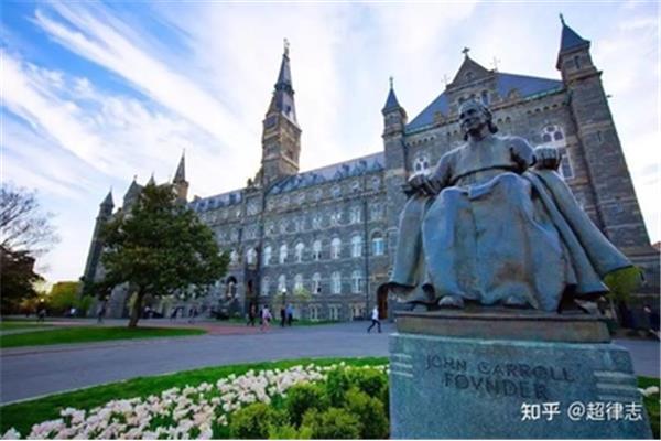 USA 乔治城大学法学院,法学院五院四系可以公费留学吗?