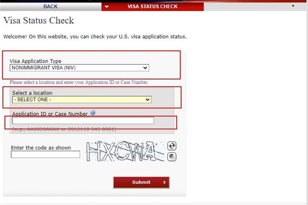 美国签证查询