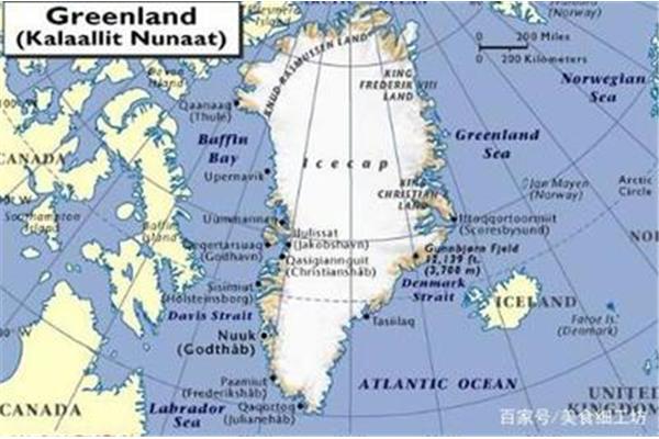 格陵兰属于哪个国家,冰岛属于哪个国家?