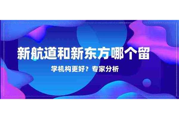 新东方和新航道哪个好?新东方和新航道哪个好?